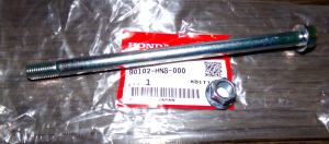 HONDA RINCON 650 & 680 REAR LOWER BOTTOM A-ARM MOUNTING BOLT & NUT 2003-2024
