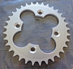 HONDA ATC350X, ATC 350X 33 TEETH ALUMINUM REAR SPROCKET 1986, 33 tOOTH