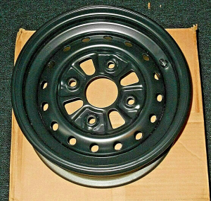 HONDA RECON 250 FRONT OEM BLACK 11" WHEEL, RIM  44650-HM8-700ZA