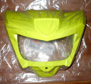 YAMAHA GRIZZLY 700 NEON YELLOW HEADLIGHT COVER, HOUSING, SHROUD 2SM-H4144-D0