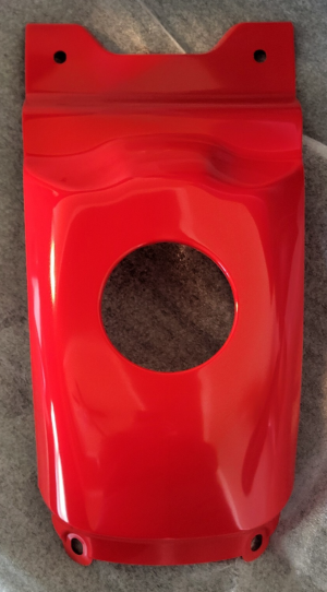 HONDA TRX250EX TRX 250EX OEM FIGHTING RED FRONT FENDER GAS TANK COVER 01-05,