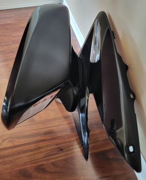 HONDA TRX450R, TRX 450R BLACK LEFT FRONT FENDER 2004-2005, 61200-HP1-010ZD