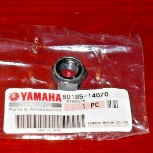 YAMAHA SWINGARM PIVOT BOLT, MIDDLE DRIVE GEAR, LOCKING NUT 90185-14070-00