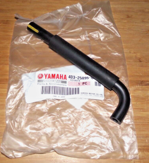 YAMAHA RAPTOR 125 & 250 REAR BRAKE RESERVOIR HOSE TO MASTER CYLINDER 4D3-25895-00-00