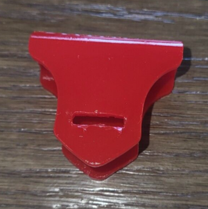 HONDA TRX 250R 86-89 GAS TANK SETTING, FRAME CUSHION 17505-HB9-000, RED