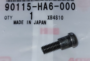 HONDA PARKING BRAKE LEVER PIVOT SCREW, ATC250SX, TRX 90, 200SX, 250, 300, 350