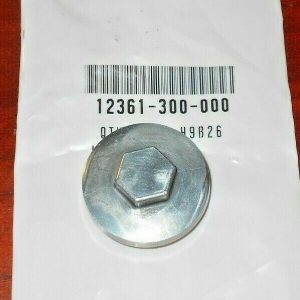 HONDA ALUMINUM THREADED COVER, PLUG 12361-300-000, DIFFERENTIAL, ENGINE, CASE