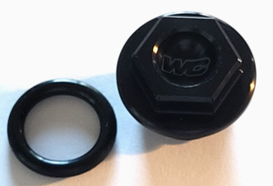 HONDA TRX450R, TRX450ER BILLET ALUMINUM BLACK ENGINE OIL FILL CAP PLUG 2004-2014