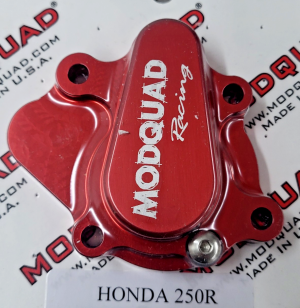 HONDA ATC250R, TRX250R 250R RED BILLET ALUMINUM ENGINE WATER PUMP COVER 85-89
