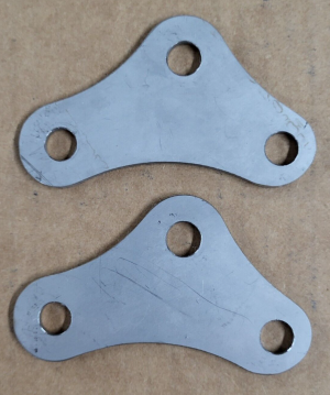 SUZUKI LT500R QUADRACER 500 QUADZILLA HEAD STAYS, UPPER MOTOR ENGINE MOUNTS X2