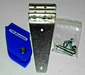 YAMAHA YFZ450X, YFZ450R, YFZ BLUE REAR CHAIN GUIDE & MOUNTING BRACKET 09-24