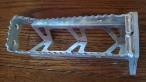 YAMAHA YFZ450R, LEFT SIDE FOOTPEG, FOOTREST, FOOT CLEAT 14-24, 1TD-F7411-00-00