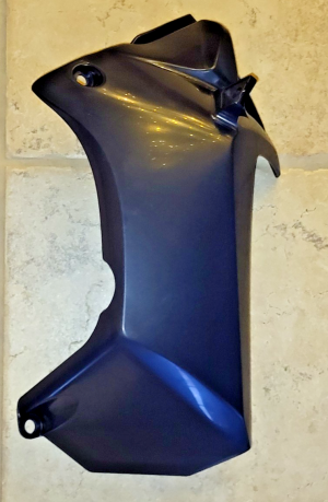 YAMAHA YFZ450R, YFZ450X DARK BLUE RIGHT SIDE RADIATOR AIR SCOOP, SHROUD 09-2013, 18P-21741-40-00