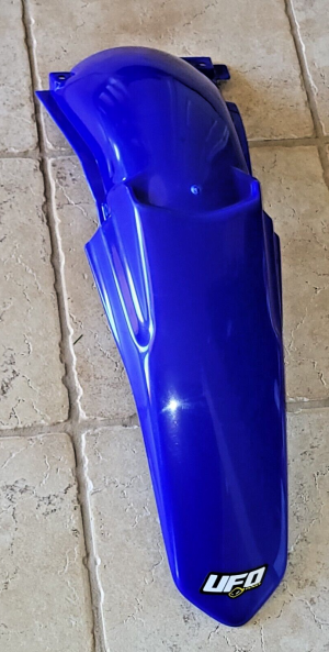 YAMAHA YZ125, YZ250 REFLEX BLUE REAR FENDER 5XE-21610-10-00, 2002-2014