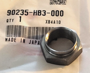 TRX 200SX, 200D, 200 FAT CAT, 250 RECON, 250EX, 250X CENTRIFUGAL CLUTCH HUB NUT