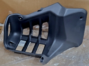 LTZ400, KFX400, DVX400 LTZ, KFX, DVX 400 LEFT SIDE FOOT GUARD, BLACK FOOTREST
