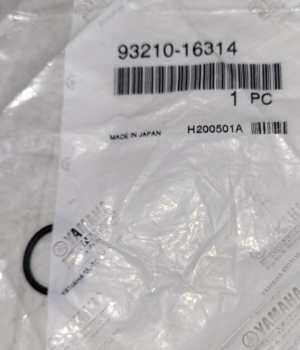 YAMAHA RZ350, BANSHEE RADIATOR COOLANT CLUTCH COVER ALUMINUM WATER PIPE O-RING