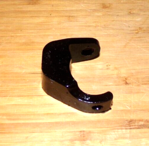 HONDA TRX250R, TRX 250R,  LOWER FRAME CHAIN BUFFER, GUARD, RUB BLOCK BLACK