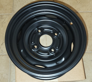 YAMAHA ATV REAR BLACK STEEL WHEEL, RIM, GRIZZLY 550, 700, KODIAK 450, 700