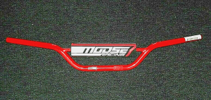 SUZUKI QUAD RACER LT450R, LTR450,250,500 QUADZILLA RED STEEL HANDLEBARS