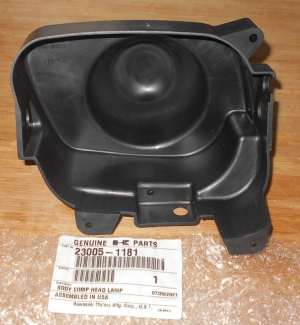 KAWASAKI RIGHT HEADLIGHT BUCKET PRAIRIE 650 700,KFX700 V FORCE,BRUTE FORCE,TERYX