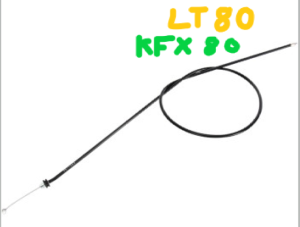 SUZUKI LT80 QUAD SPORT, KAWASAKI KFX80 YOUTH, KIDS ATV THROTTLE CONTROL CABLE