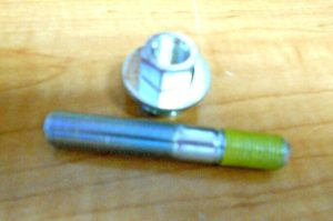 SUZUKI LTZ400, KAWASAKI KFX400, ARCTIC CAT DVX 400 CHAIN ADJUSTING BOLT & NUT