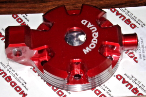 HONDA ATC TRX 250R ENGINE RED COOL HEAD SHELL WITH HEAD STAY MOUNT & DOME