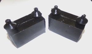 X2 HONDA ATC 350X SEAT,REAR FENDER TO FRAME CUSHIONS DAMPER MOUNTS 80108-HA5-000