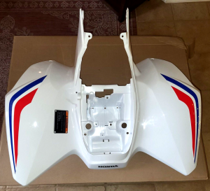 HONDA TRX250EX TRX 250EX 250X TRX250X OEM WHITE REAR, BACK FENDERS 2006-2025