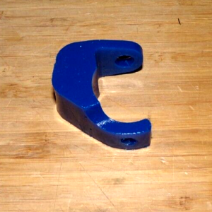 HONDA TRX 250R,  NX650, LOWER FRAME CHAIN BUFFER, GUARD, RUB BLOCK BLUE