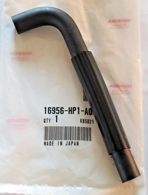HONDA TRX450R,TRX450ER,FUEL LINE,GAS HOSE TUBE 16956-HP1-A00,VALVE TO CARBURETOR