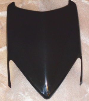 HONDA TRX450R, TRX 450R, TRX400EX, 400EX BLACK FRONT FENDER NOSE COVER HOOD 61300-HP1-000ZA
