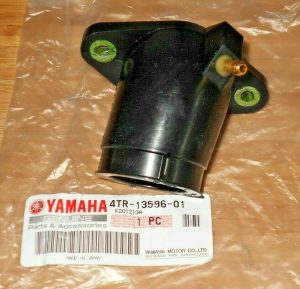 YAMAHA V-STAR 650 CARBURETOR TO FRONT CYLINDER HEAD INTAKE BOOT, RUBBER FLANGE