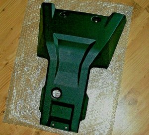 KAWASAKI BRUTE FORCE 650, 750 LOWER FRONT PLASTIC FRAME SKID PLATE GUARD