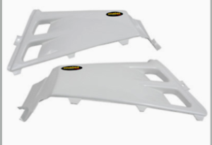 YAMAHA YFZ 350 BANSHEE WHITE GAS TANK COVER, SHROUD 87-12, ZZZZ
