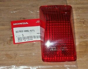 HONDA TAILLIGHT LENS, XR250, XR350, XR600, XR650, TR200 FAT CAT 33702-KN5-671