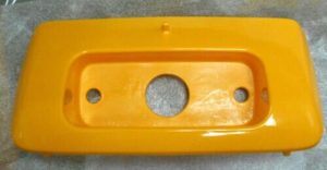 HONDA TRX250 250 RECON YELLOW TOOLBOX DOOR, STORAGE BOX COVER, TAILLIGHT HOLDER