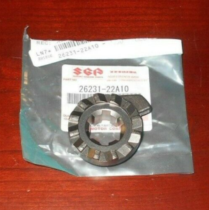 SUZUKI TS100,TS125,TS250,RM465, QUAD ZILLA,RACER 500 KICK START GEAR 26231-22A10