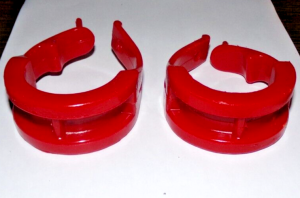 HONDA ATC250R ATC 250R RUBBER FRAME STRAP, GAS TANK SETTING, CUSHIONS 85-86  RED
