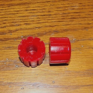 XR80 XL80 XL100 XR100 ATC185 TRX125 RUBBER SEAT & GAS TANK MOUNTS, CUSHIONS RED