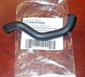 KTM 65SX, 65 SX 65XC, GAS,FUEL TANK TO CARBURETOR HOSE, LINE 46207016000, 09-15
