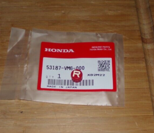 HONDA LEFT BRAKE LEVER REVERSE PIN RED CAP TRX 300 FOURTRAX,FOREMAN,300EX,400