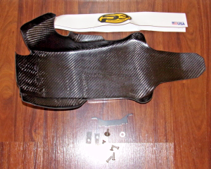 GASGAS, KTM, HUSQVARNA CARBON FIBER ENGINE GUARD 250 & 300 2 STROKE,300 SX,XC-W