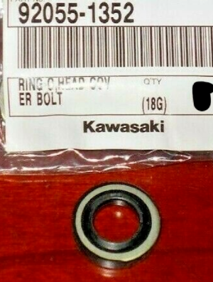 KAWASAKI ZXR1200R, ZZR1200,ZZR600,Z1000,KX250F,Z750 VALVE COVER BOLT O-RING SEAL