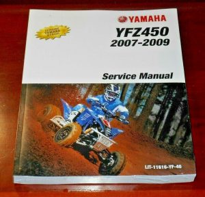 YAMAHA YFZ450, YFZ 450 OEM REPAIR,SERVICE MANUAL BOOK 06-13