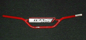 HONDA TRX 200,250X,250R,300EX,400EX,450R,700XX,400X,450ER RED STEEL HANDLEBARS