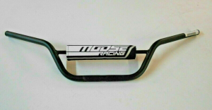 HONDA,YAMAHA,SUZUKI,KAWASAKI ATV BLACK STEEL HANDLEBARS 7/8" HIGH RISE,BLACK