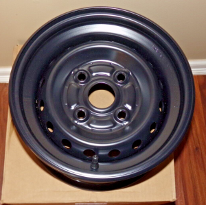 HONDA PIONEER 500, 700 BLACK REAR STEEL 12" WHEEL, RIM 42650-HL3-A00