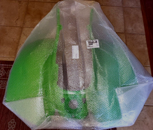 KAWASAKI KFX700 KFX 700 VFORCE GREEN OEM  REAR FENDERS KSV700 SPLASH MUD GUARDS